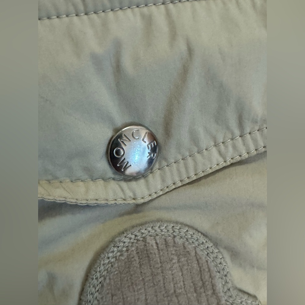Moncler Corduroy Drawstring Trousers Light Beige - Picture 12 of 16